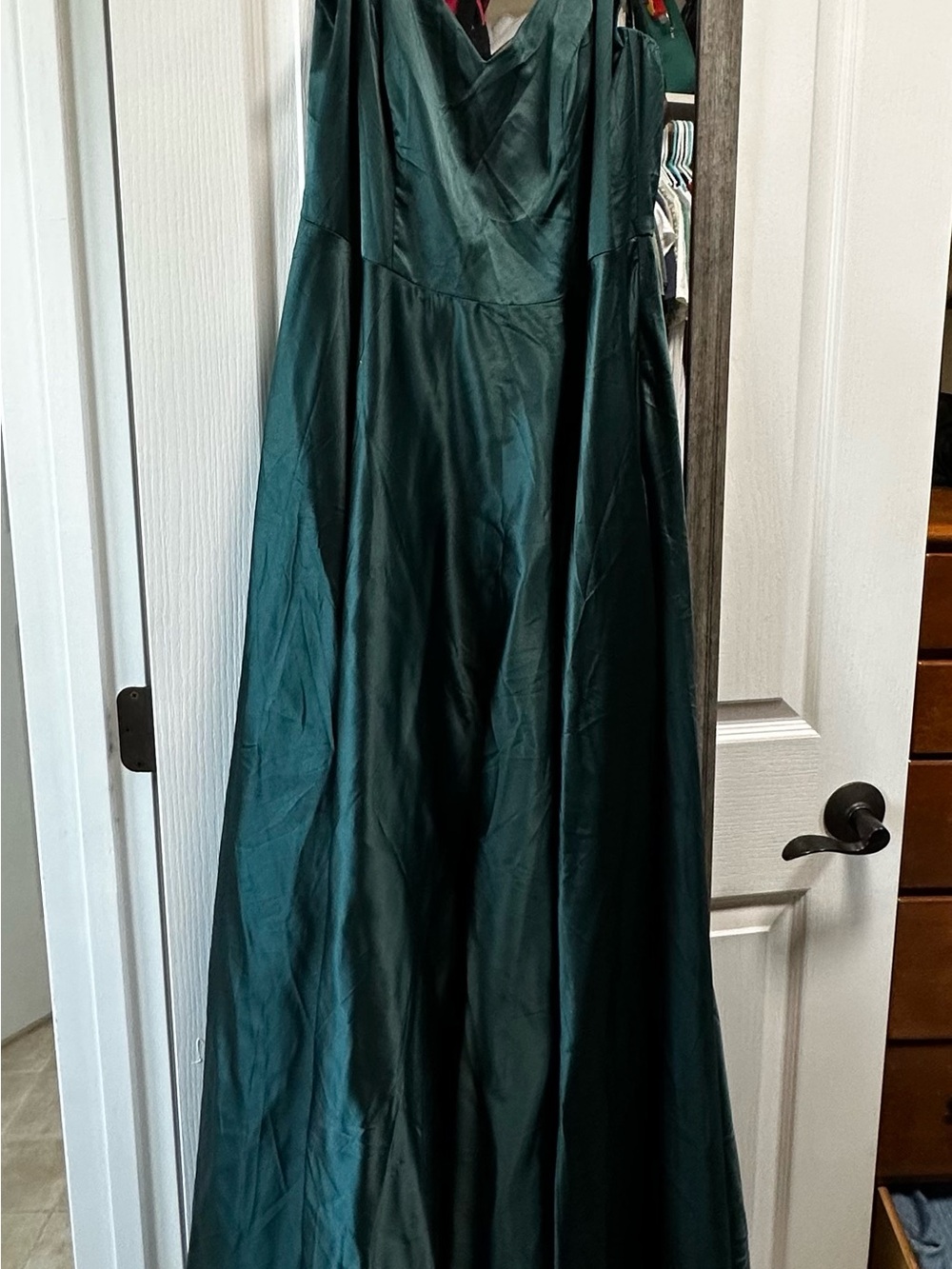 Emerald Green A-Line Dress